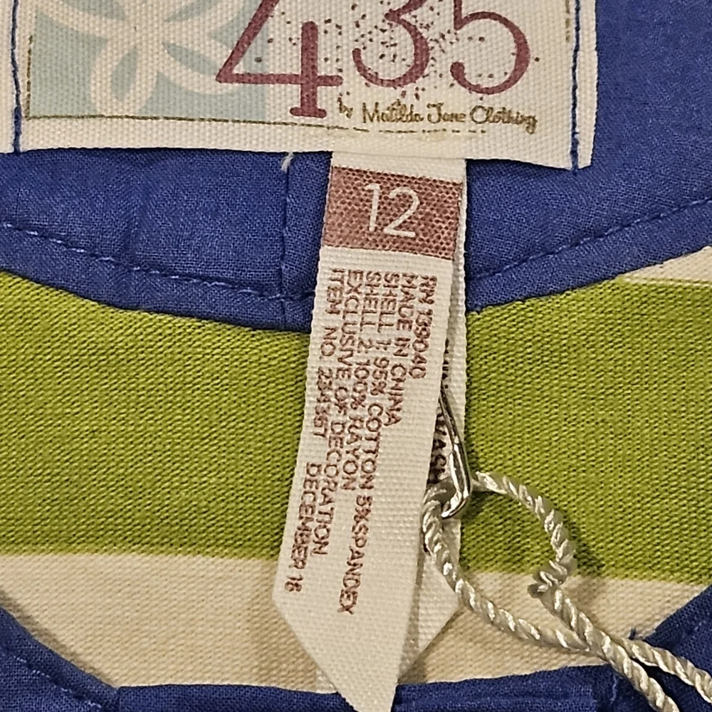 NWT Matilda Jane 435 Adventure Begins Trampolining Top Shirts - Girl's 12